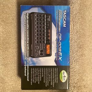 Tascam digital pocket studio DP-008EX digital multitrack recorder - new in box